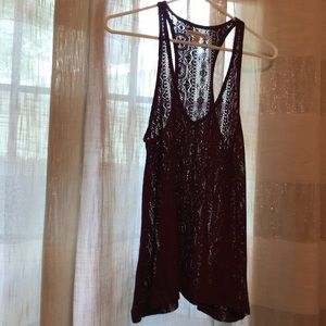 American Eagle crochet tank top